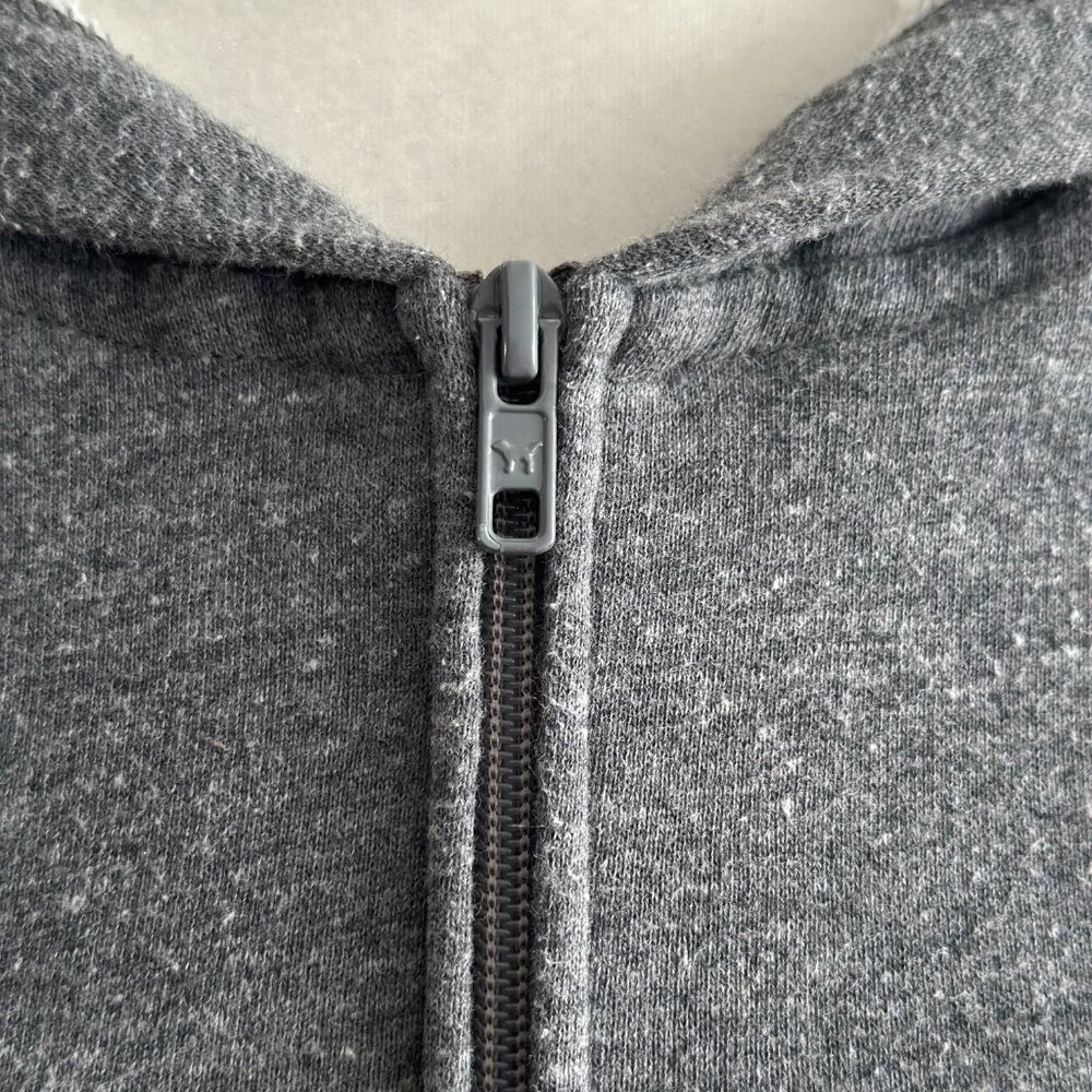 PINK Victoria’s Secret Zip-Up Hoodie – Gray – Size Small - Picture 4 of 8